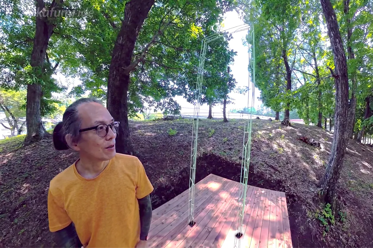 Selfie excerpted from video (Nakanojo Biennale 2025)